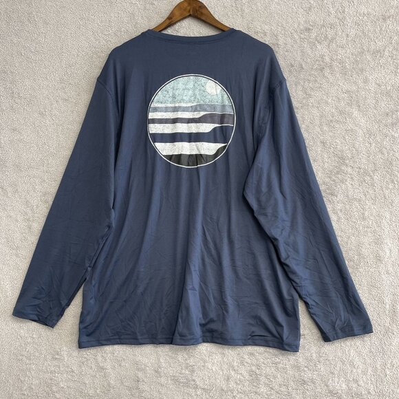 NEW Hang Ten Men's XXL UPF 50+ Quick Dry Long Sleeve Shirt - Picture 3 of 8